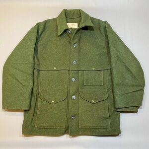 Vintage Filson Mackinaw Wool Cruiser Men’s Jacket Green - Size 46 - Made in USA